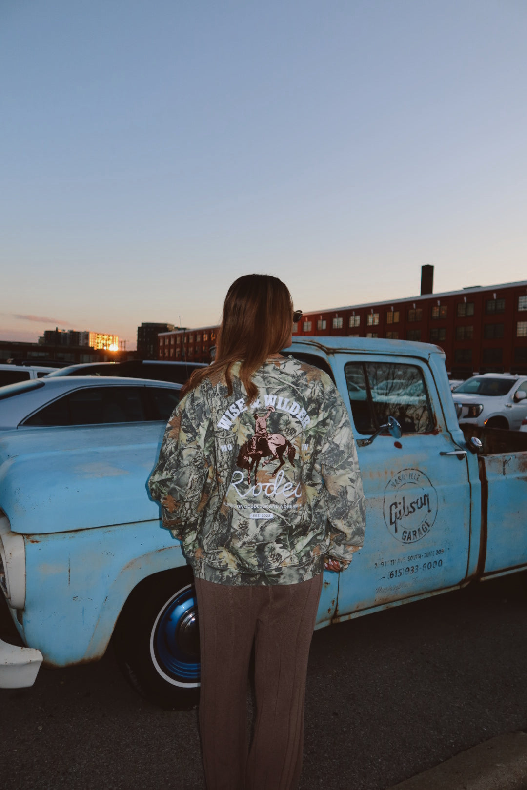 Camo Rodeo Heavyweight Crewneck