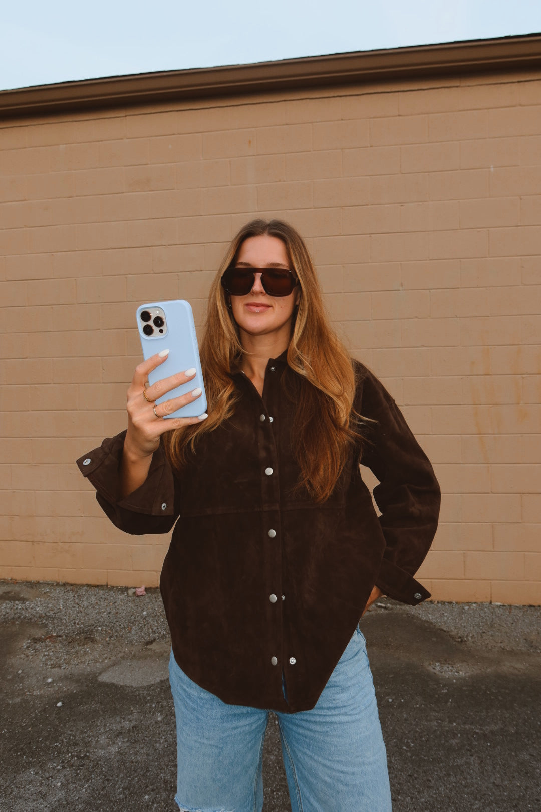 Chocolate Suede Jacket