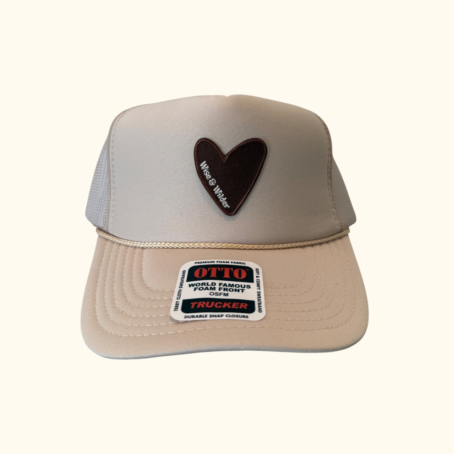 Heart Logo Trucker