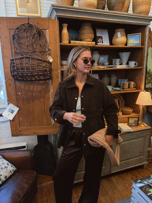 Chocolate Suede Jacket