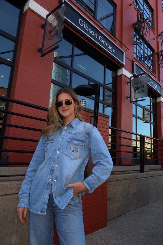 Denim Button Down