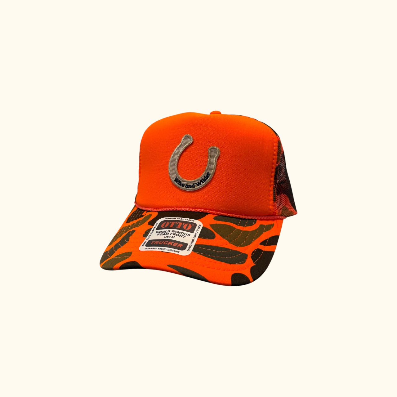 Classic Logo Trucker - Orange Camo