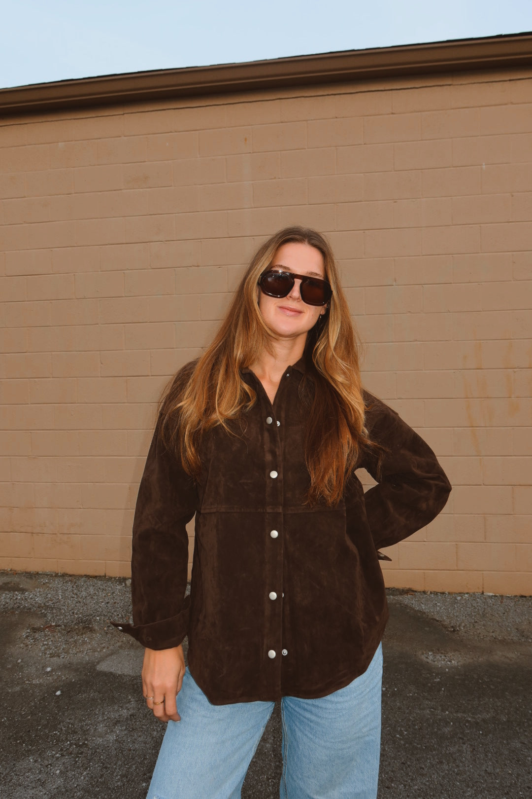 Chocolate Suede Jacket