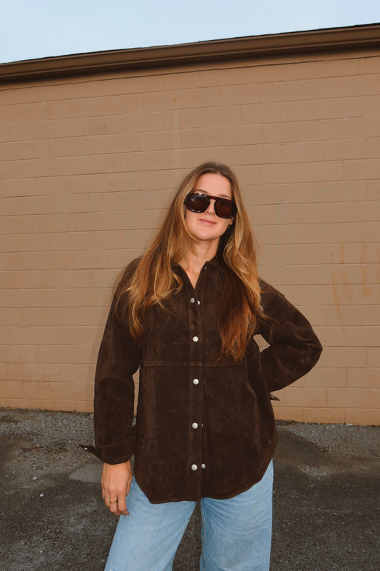 Chocolate Suede Jacket