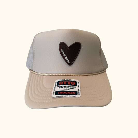 Heart Logo Trucker